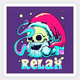Santa is Coming “Relax” Magnet